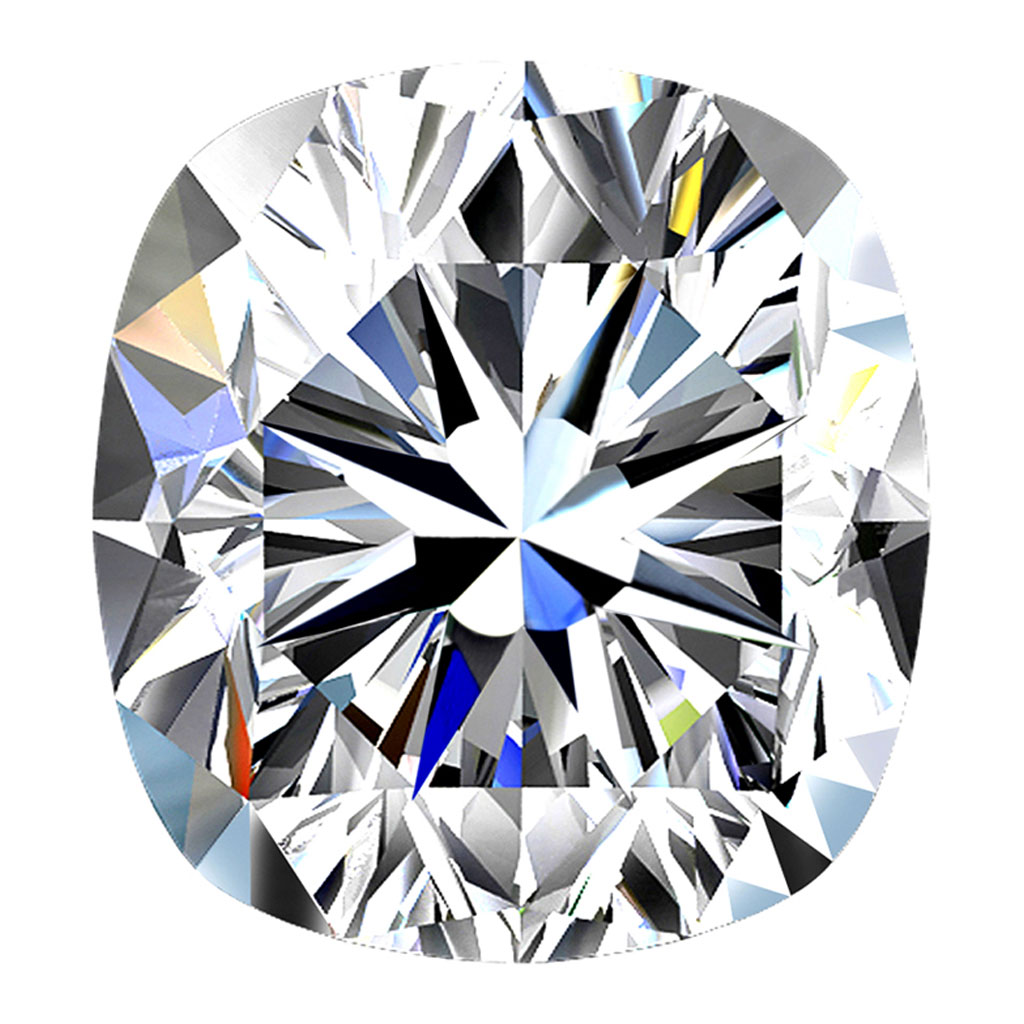 0.72 Carat F SI1 Cushion Diamond